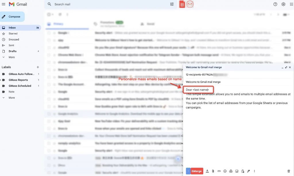 mass email