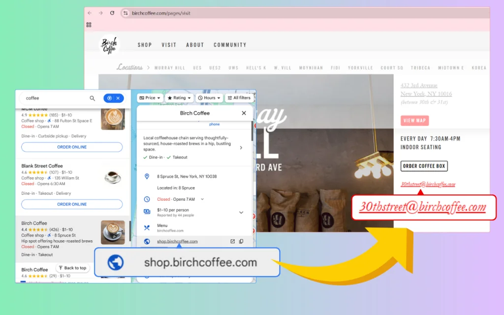 google emails scraper