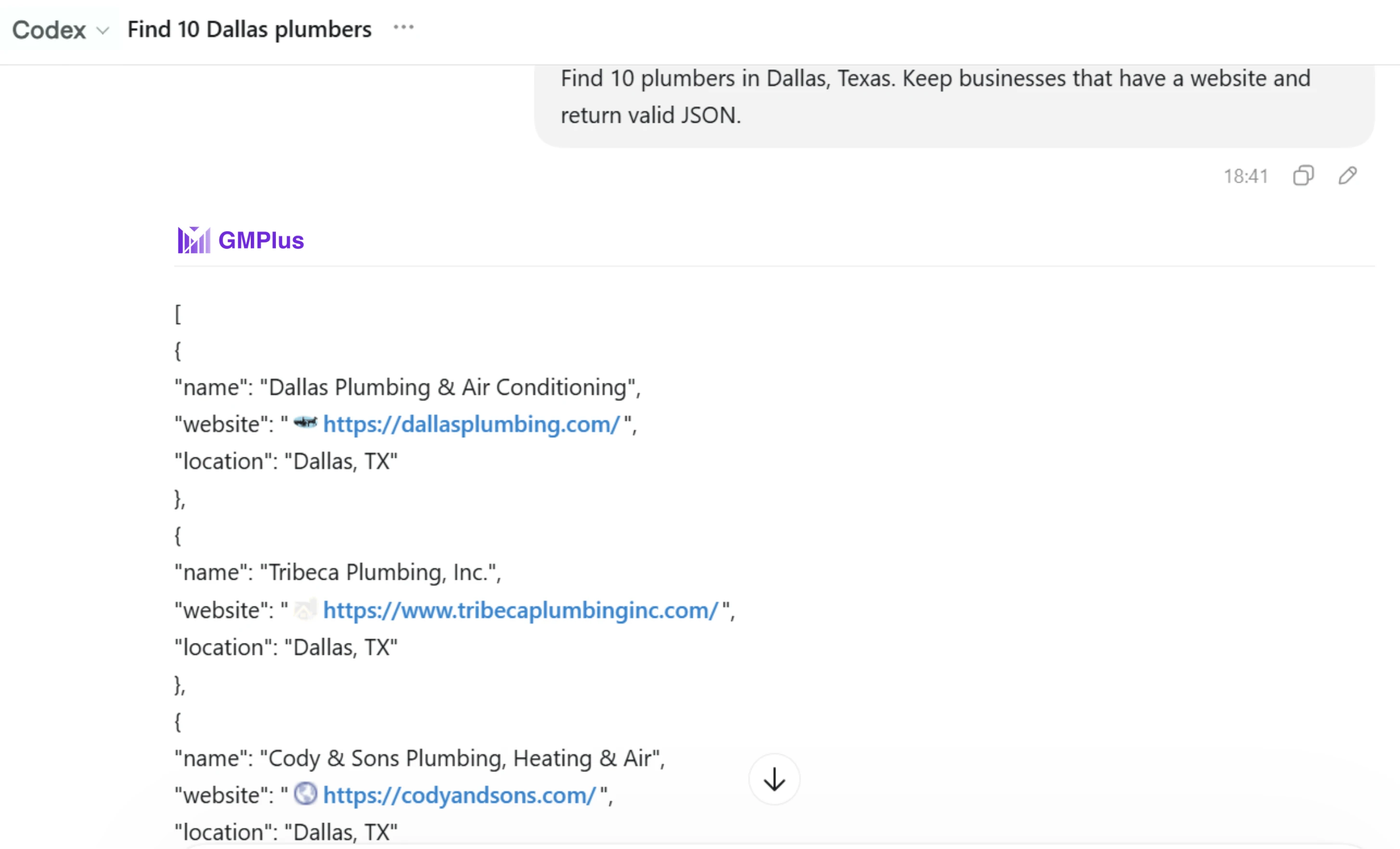 GMPlus Google Maps MCP workflow