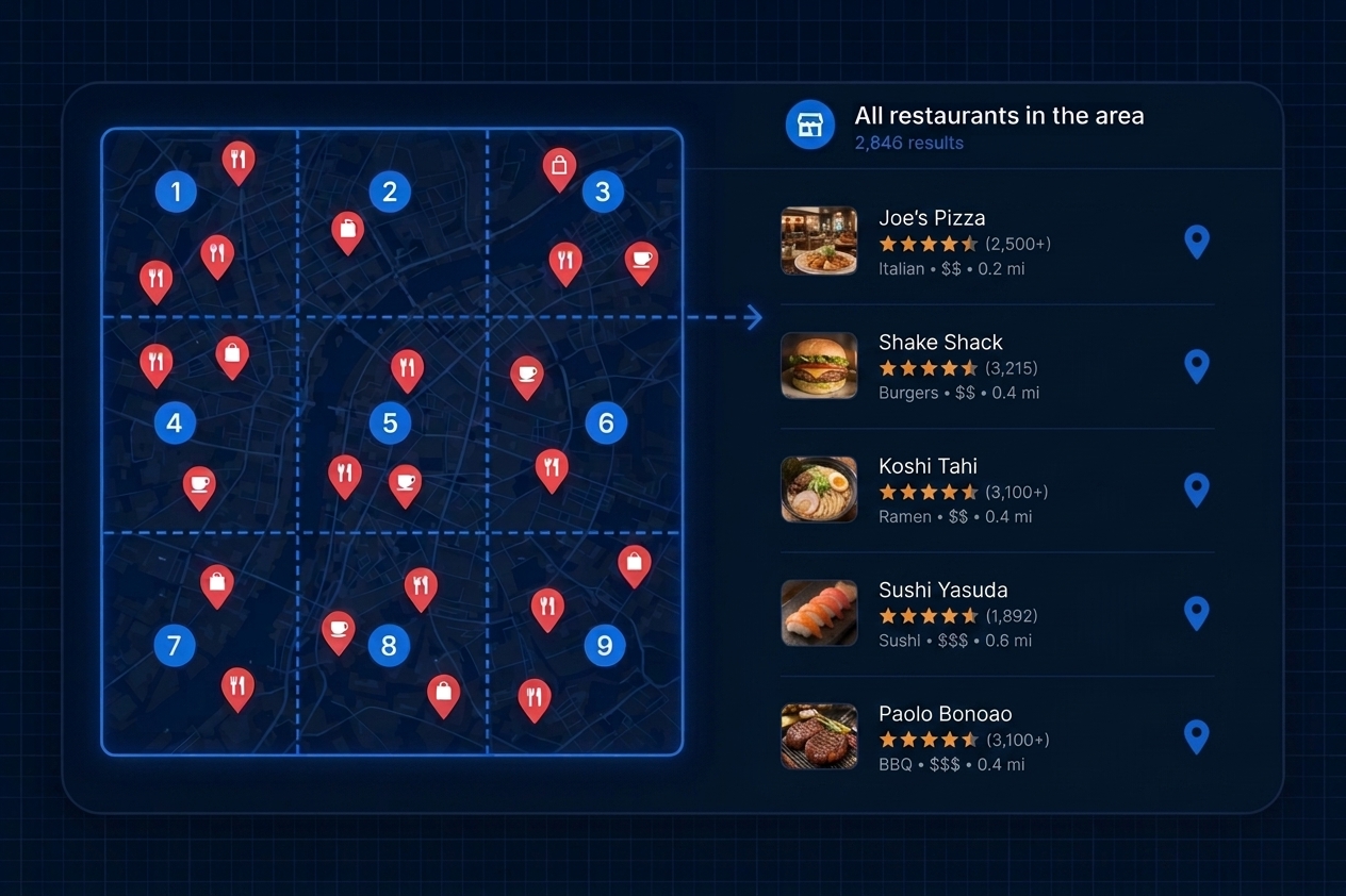 Google Maps MCP server for AI business data workflows